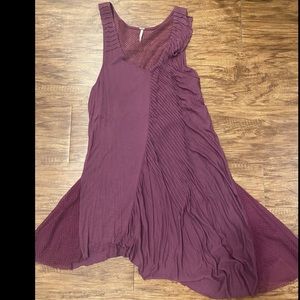 Burgundy tank top/tunic